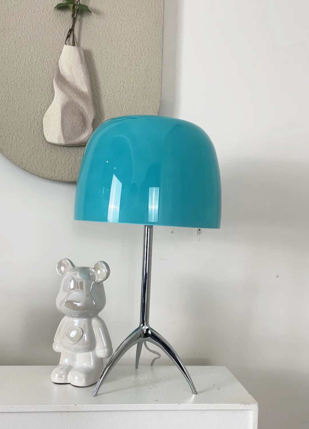Lámpara de mesa de cristal Lumiere