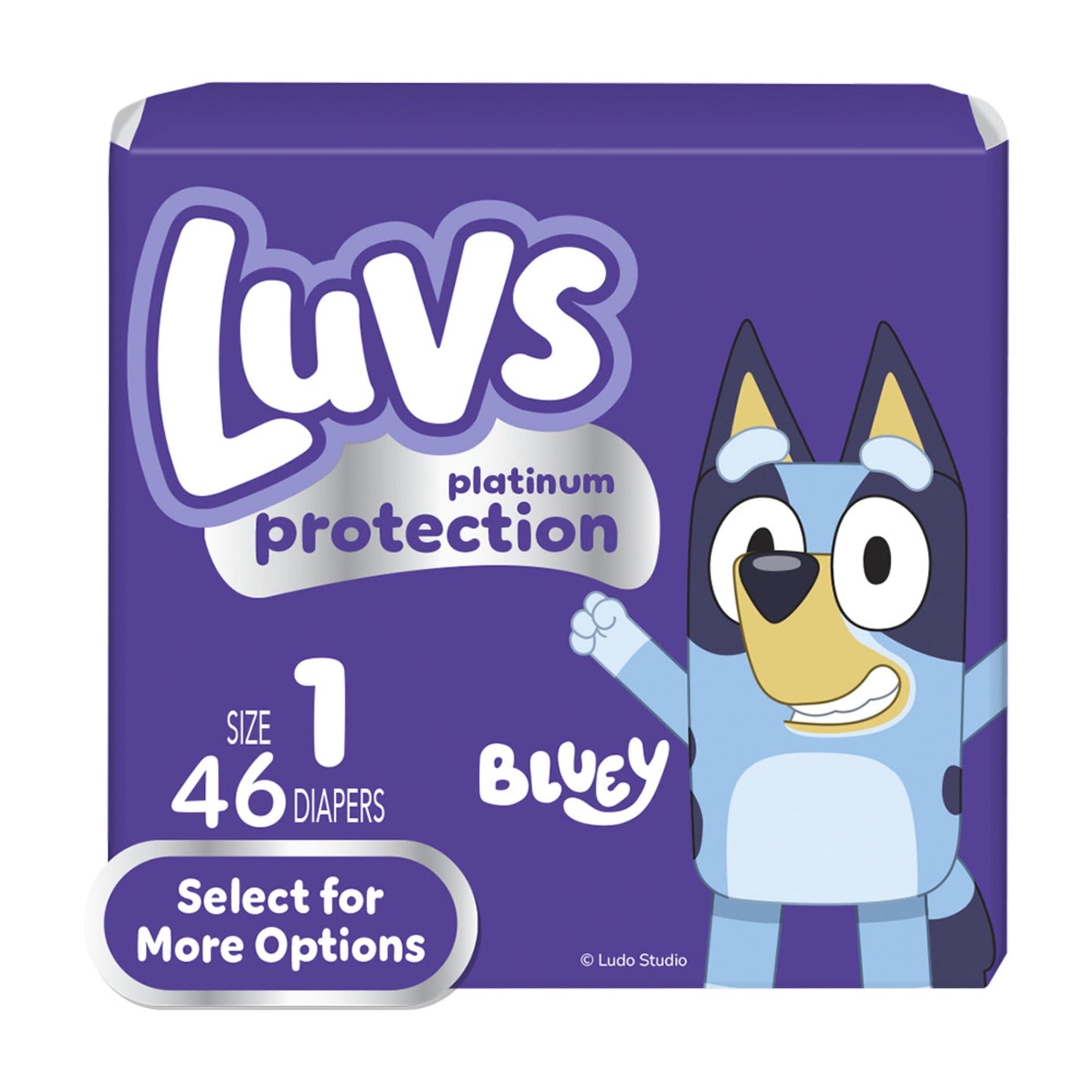 Luvs Platinum Protection Baby Diapers Size 1, 46 Count