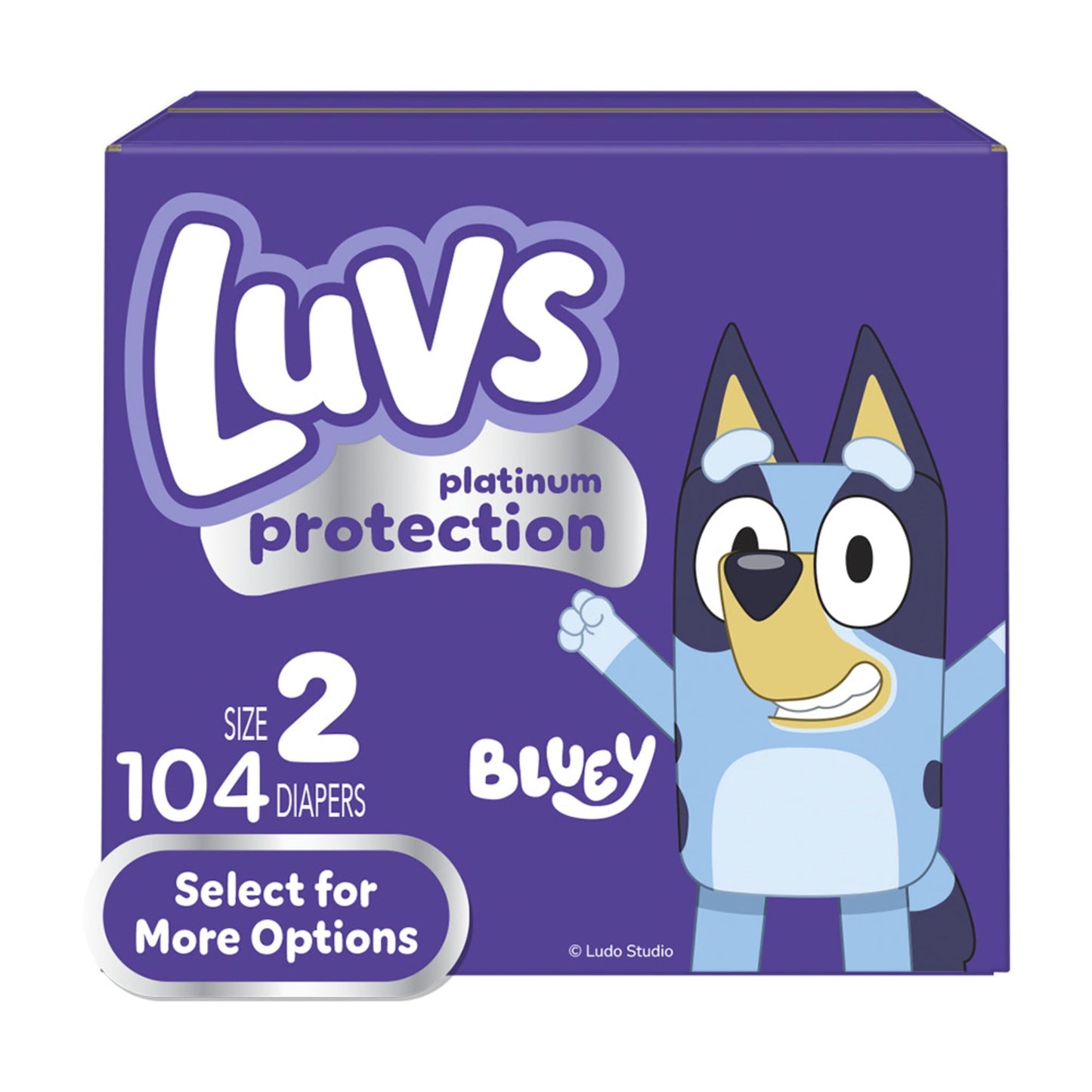 Luvs Platinum Protection Baby Diapers Size 2, 104 Count