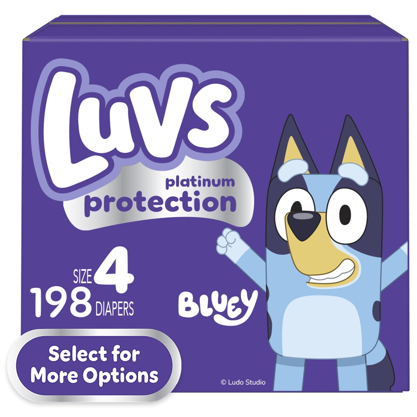 Luvs Platinum Protection Baby Diapers Size 4, 198 Count