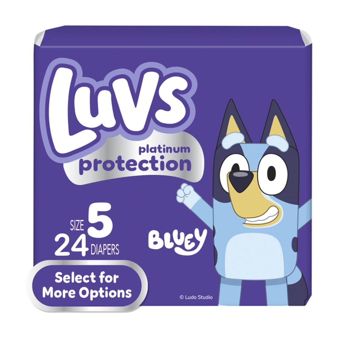 Luvs Platinum Protection Baby Diapers Size 5, 24 Count