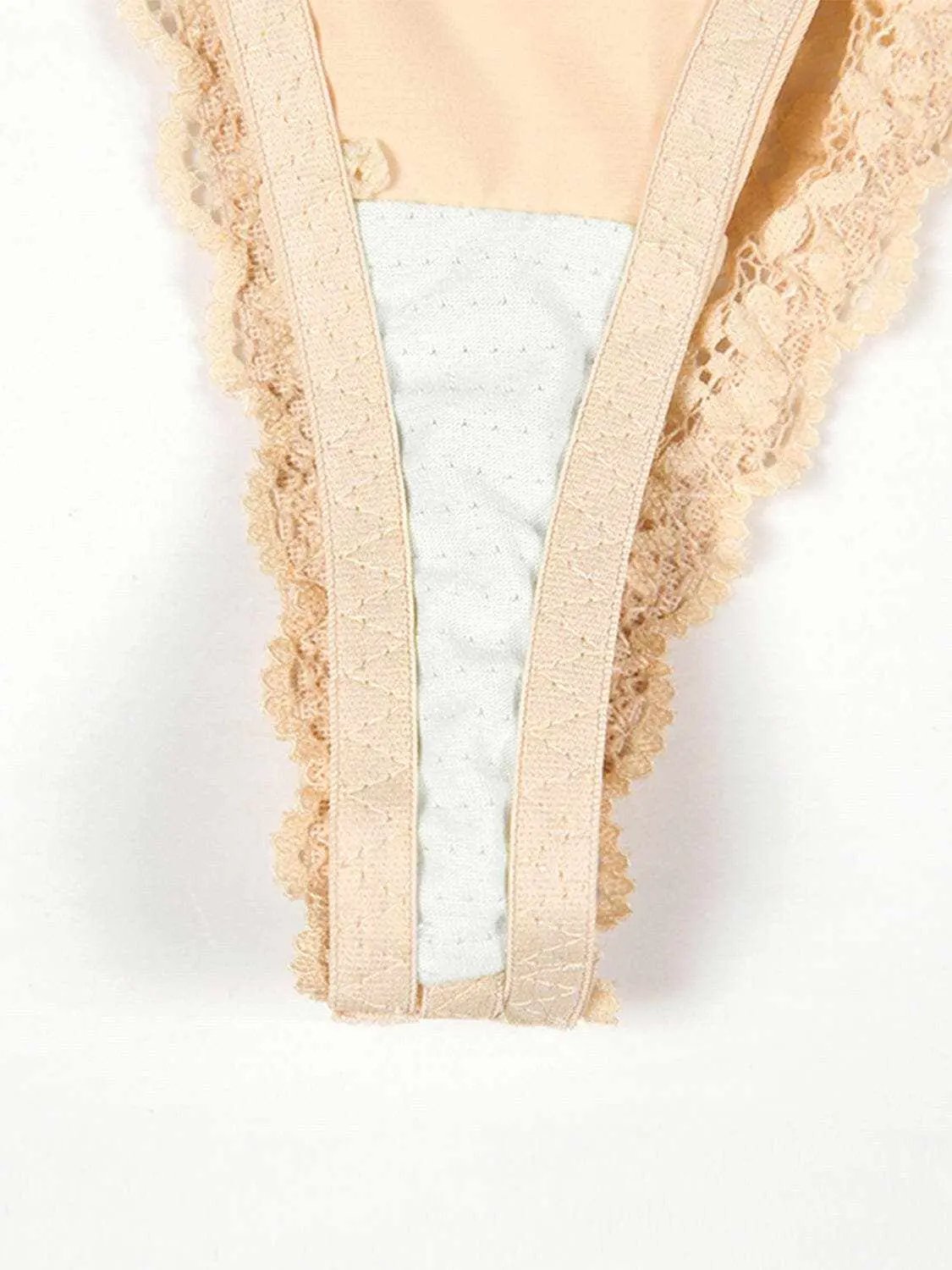 Trendsi Luxe - Pantalones Cortos Moldeadores de Encaje para Mujer: Suaves y Cómodos