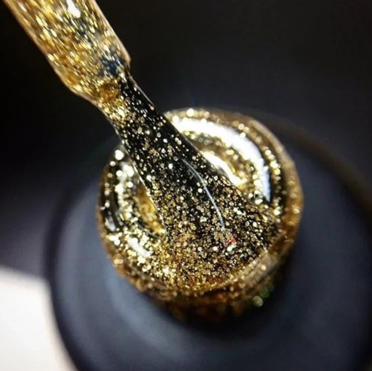 Luxio - Effects Gold Shimmer Top Gel, 15ml