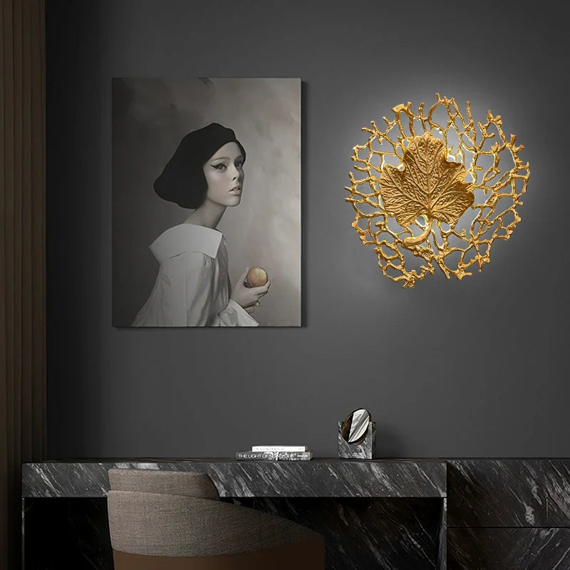 Lámpara de pared de lujo