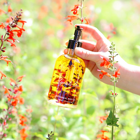 Aceite corporal natural Lymph Love - El mejor para masajes linfáticos