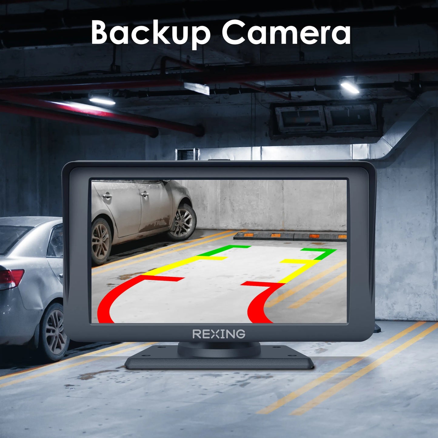 Receptor multimedia REXING W1 con cámara de reversa