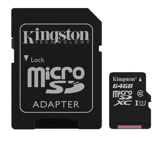 Tarjeta Micro SD Kingston Canvas Select de 64 GB