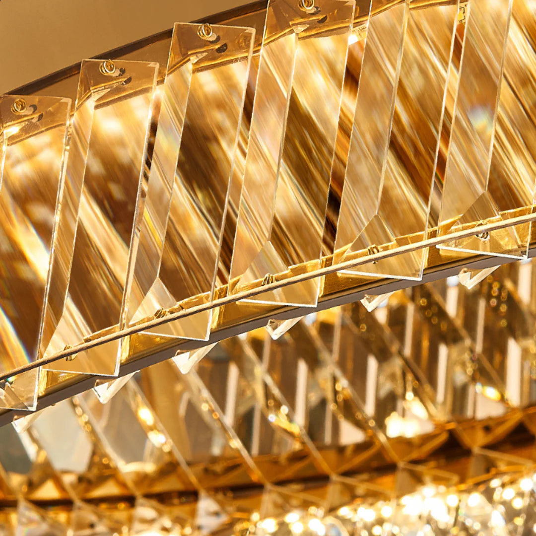 Lámpara de Techo de Cristal