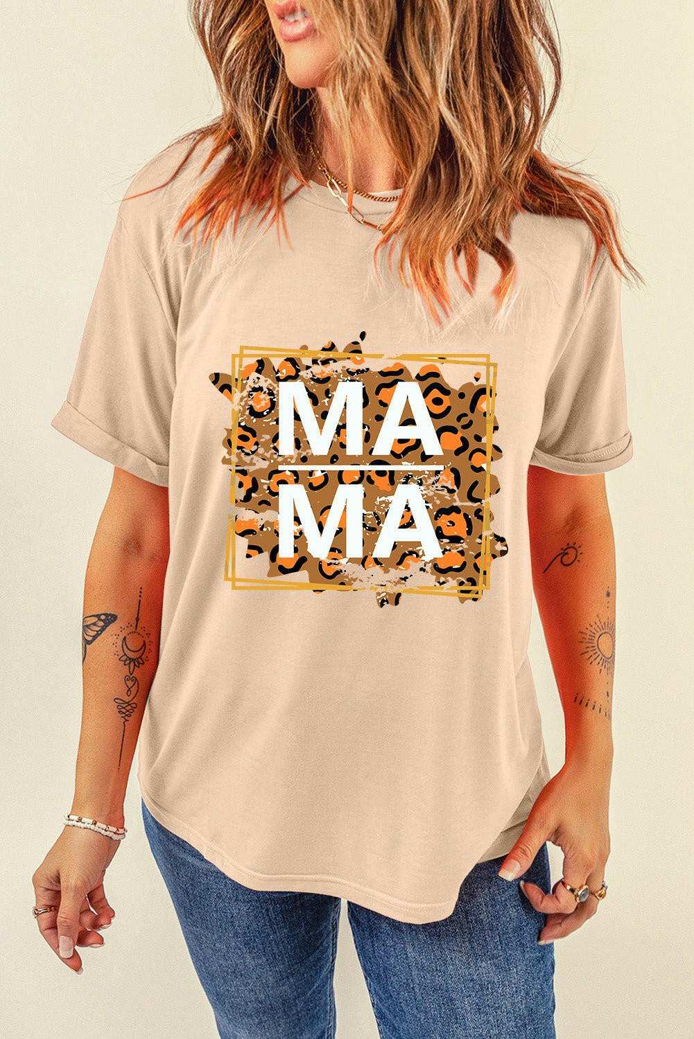 T-Shirts Trendsi just arrived - MAMA round neck tee - short sleeve