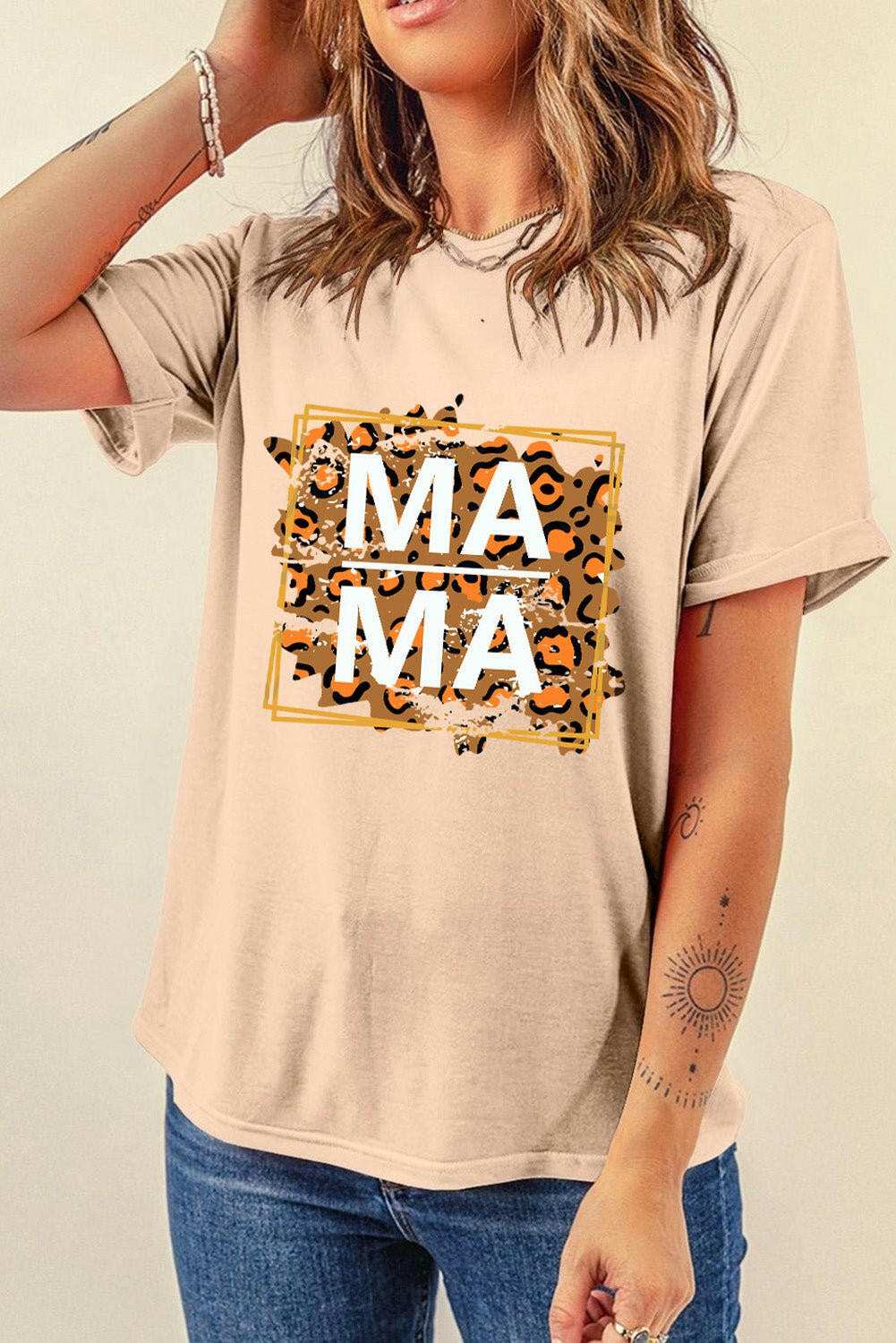T-Shirts Trendsi just arrived - MAMA round neck tee - short sleeve