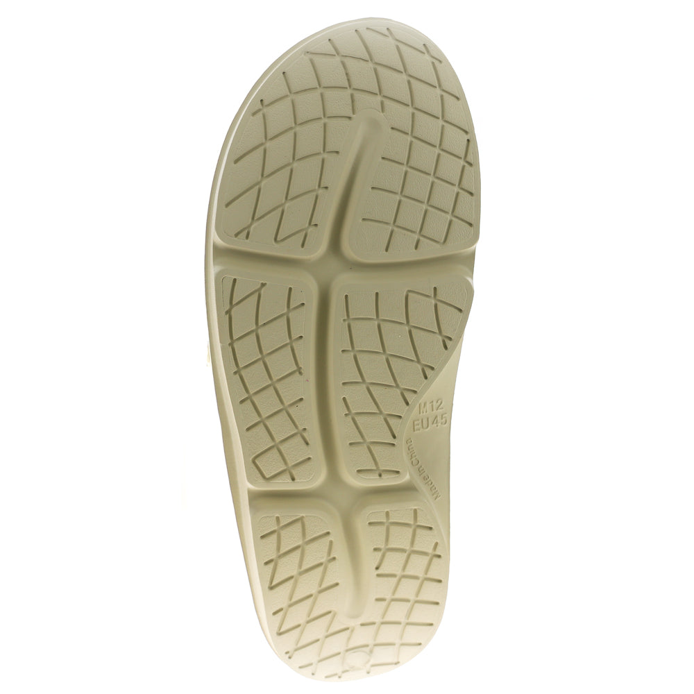 Sovella Active Comfort Sandals Men's Velcro Slide Bone