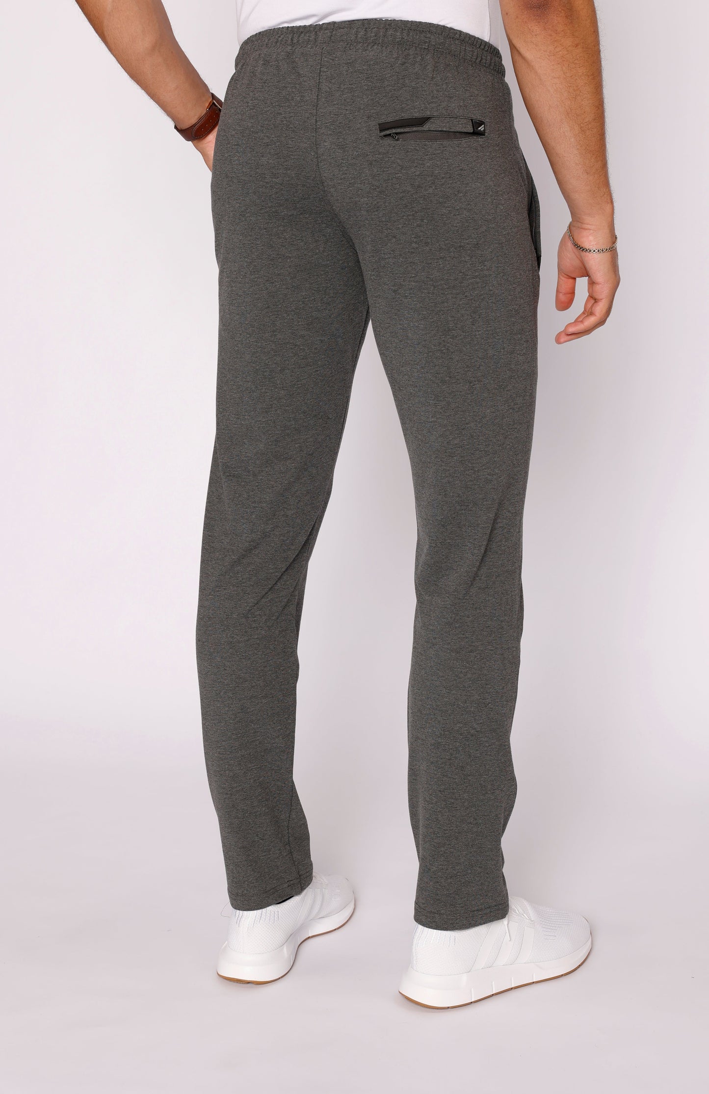 Pantalones de chándal deportivos de comodidad diaria - Ajuste cónico (talla alta)