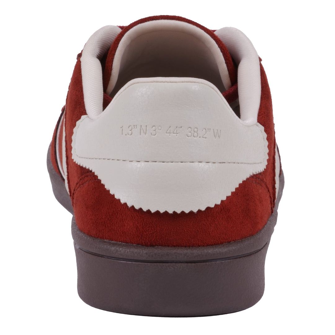 Zapatillas de Ante Marrón Chocolate con Cordones para Mujer Milan