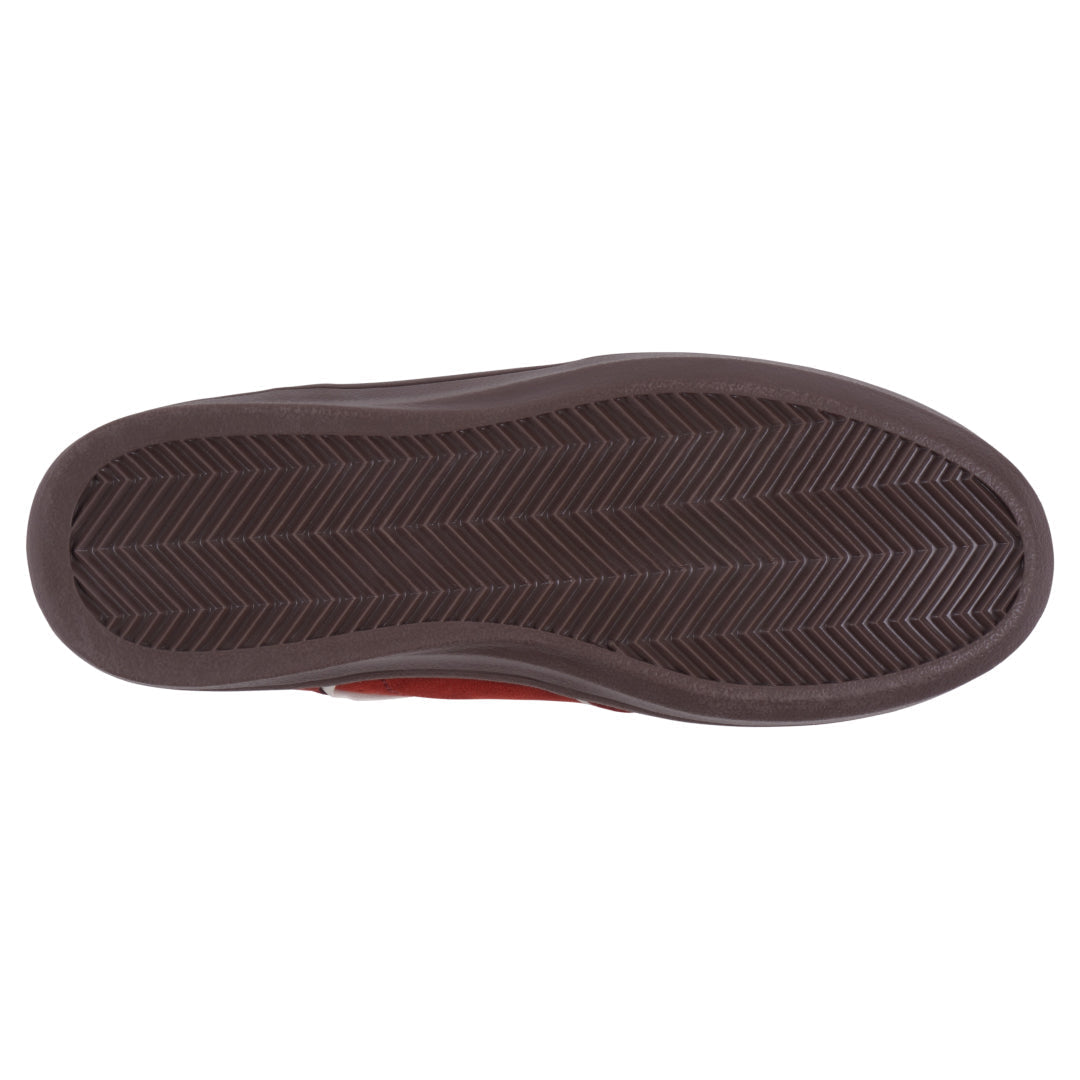 Zapatillas de Ante Marrón Chocolate con Cordones para Mujer Milan