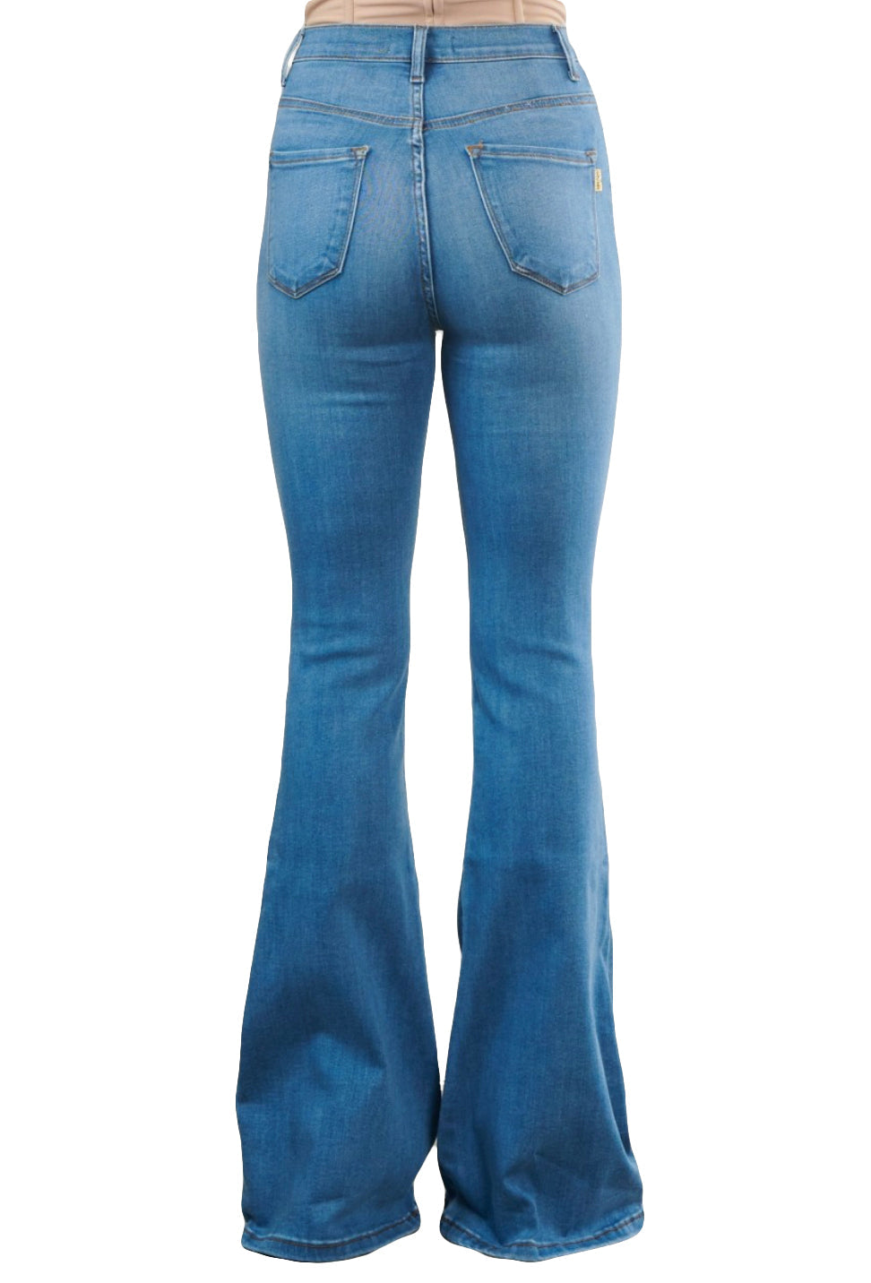 {MP1824} Vaqueros Anchos con Rodilla Expuesta -33" de entrepierna