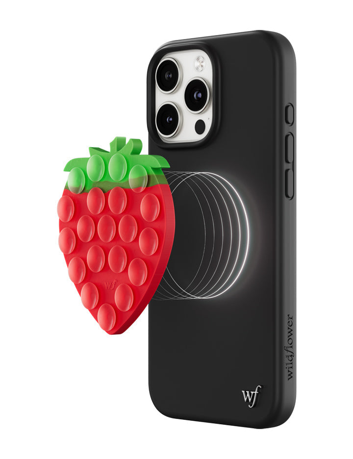 Magsafe Strawberry Selfie Stickeez