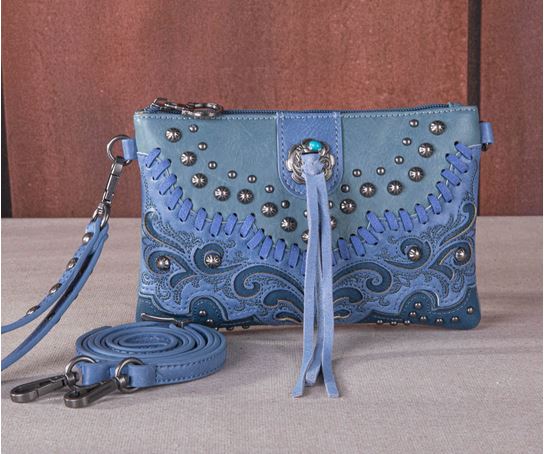 Bolso de mano y bandolera Western con borlas