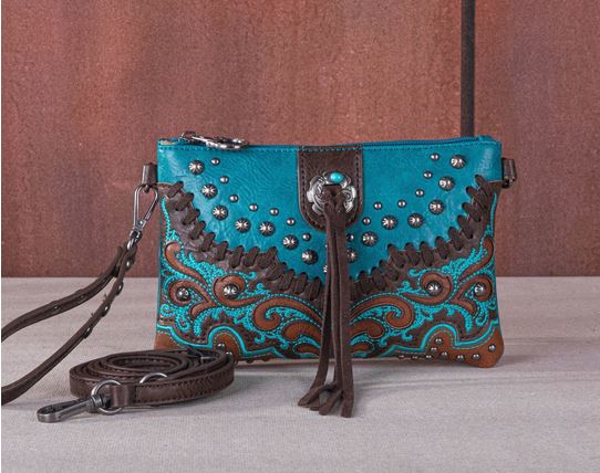Bolso de mano y bandolera Western con borlas