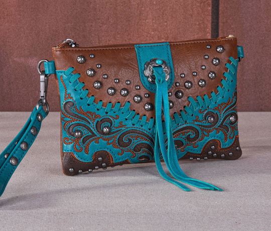 Bolso de mano y bandolera Western con borlas