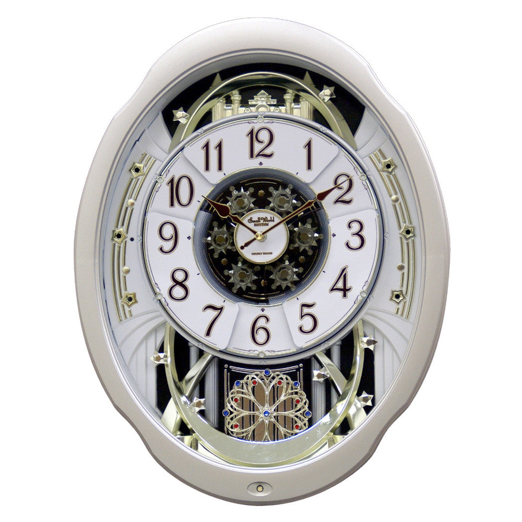 Reloj de pared con péndulo de cara móvil - Reproduce melodías cada hora