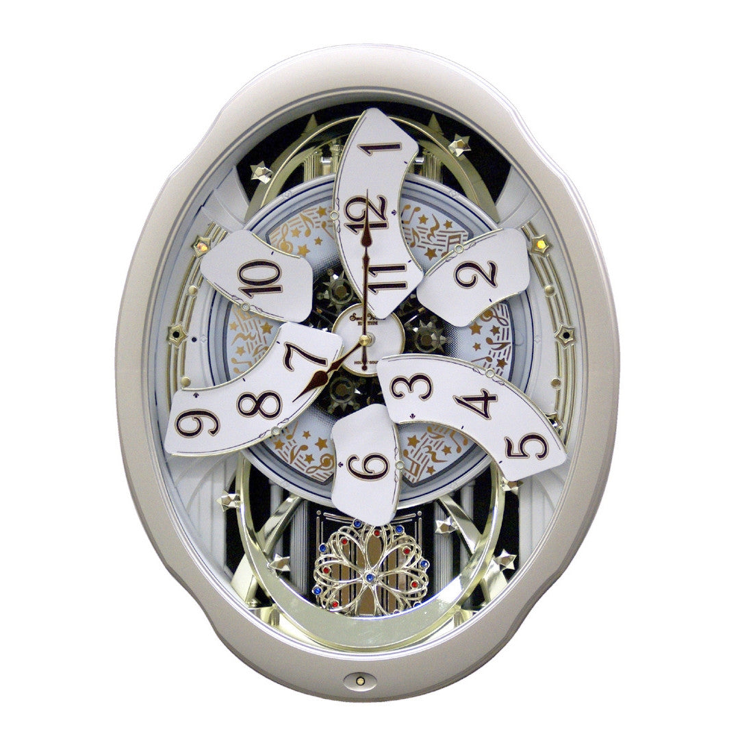 Reloj de pared con péndulo de cara móvil - Reproduce melodías cada hora