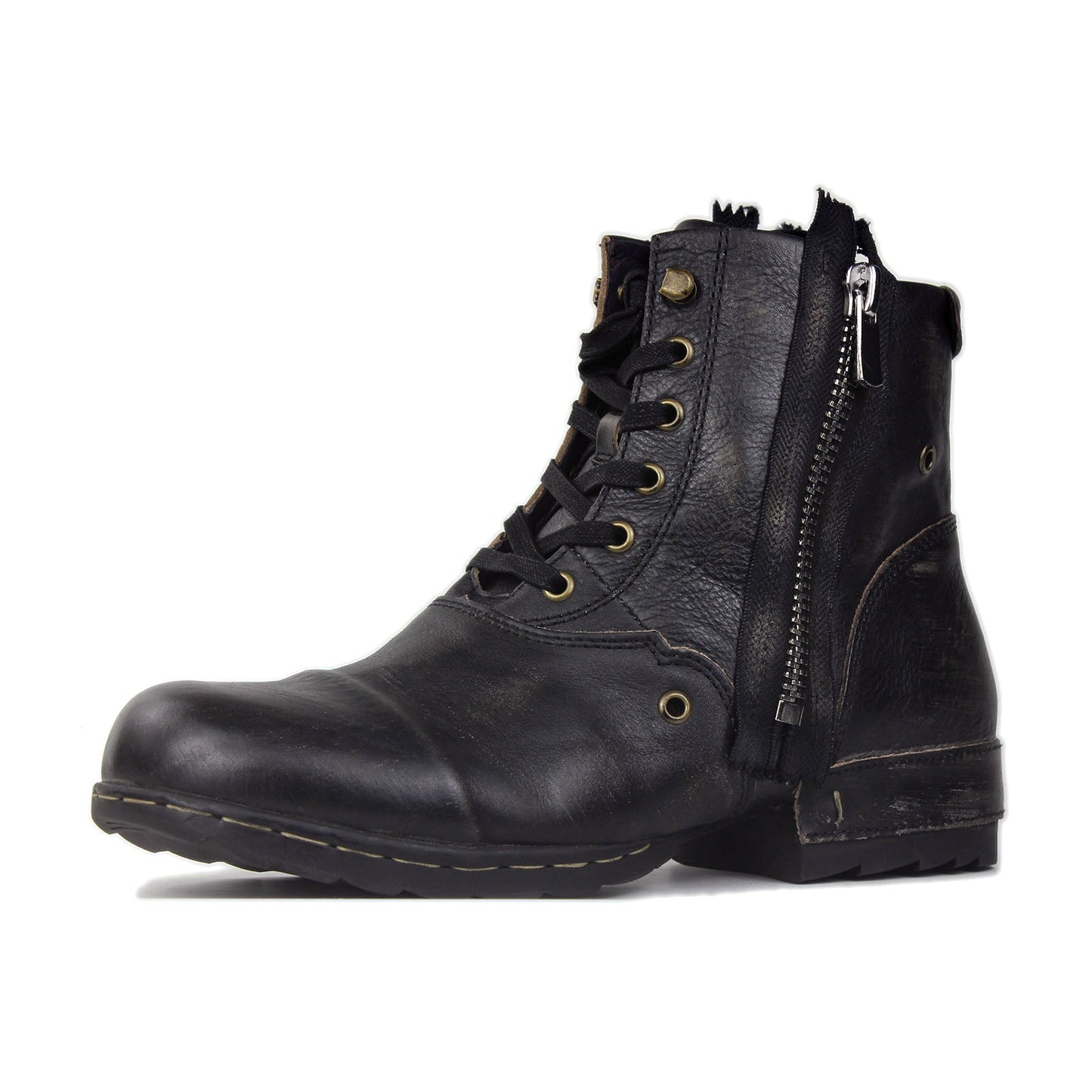 Botines de cuero para hombre OS-5008-8-E-F