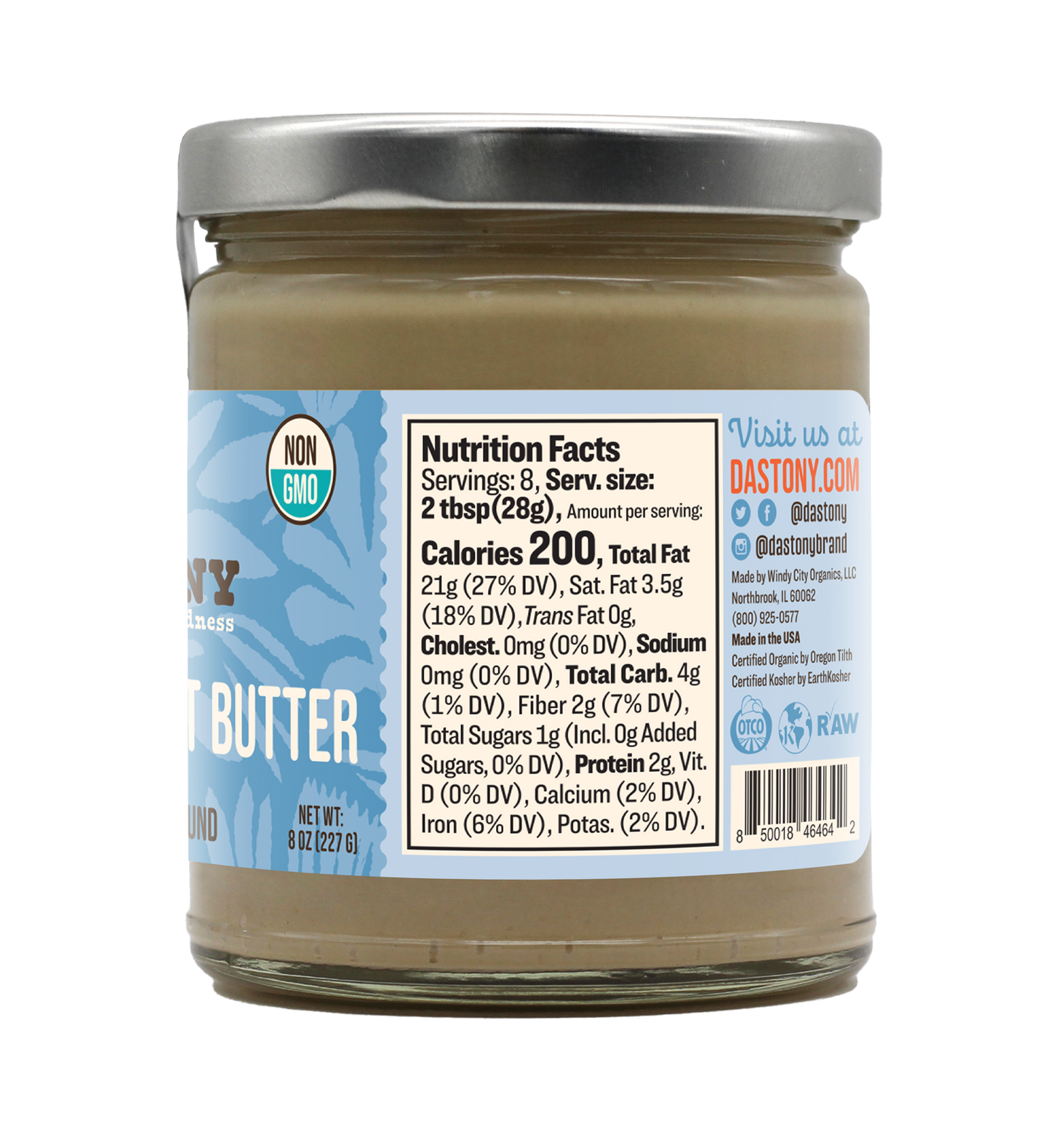 NON-GMO Macadamia Nut Butter