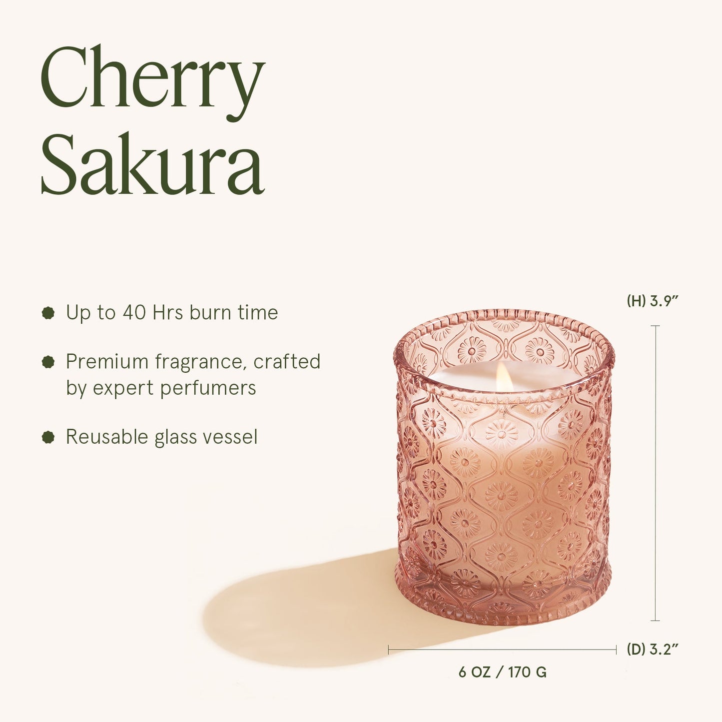 Maelyn - Cherry Sakura 6oz Candle