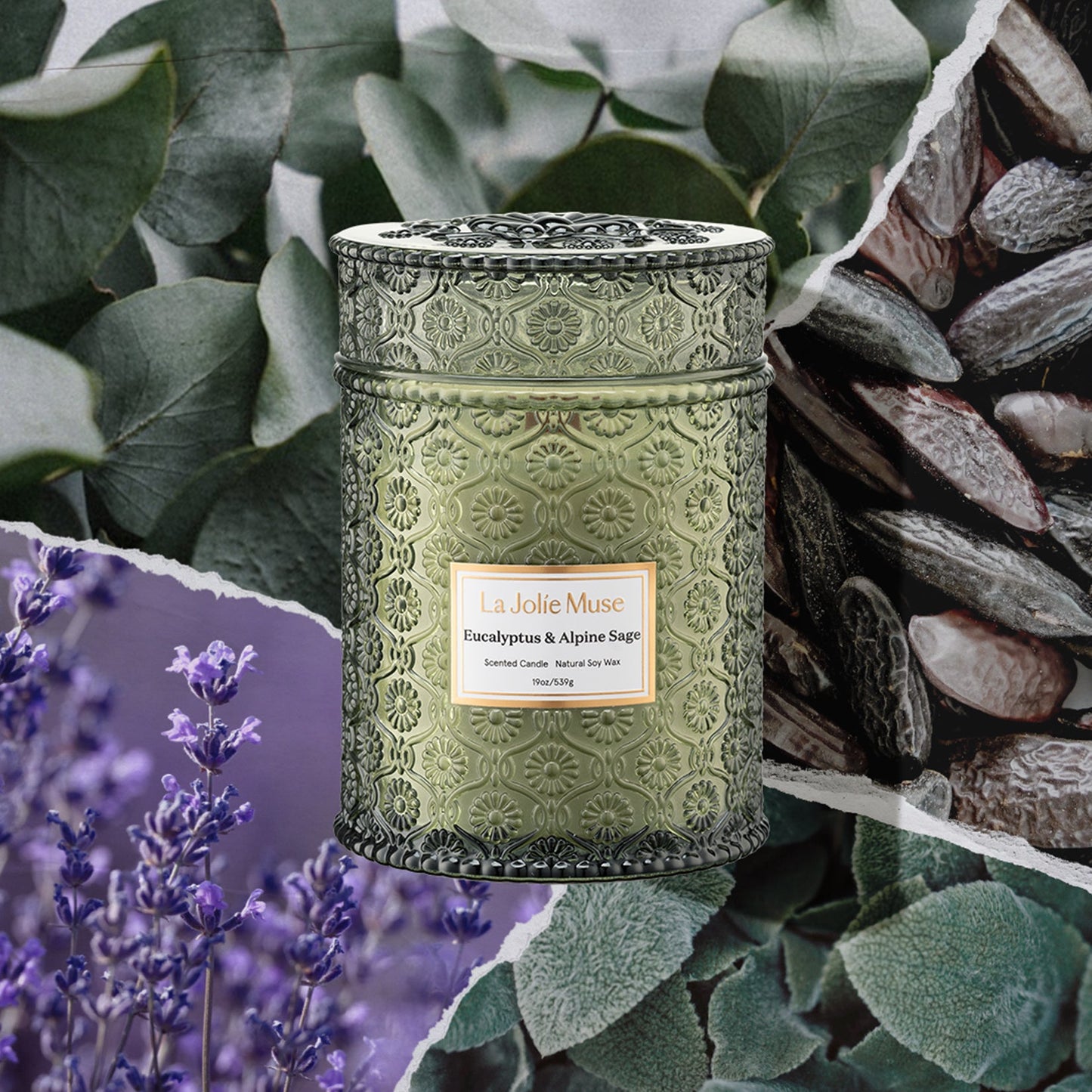 Maelyn - Eucalyptus & Alpine Sage 19oz Candle