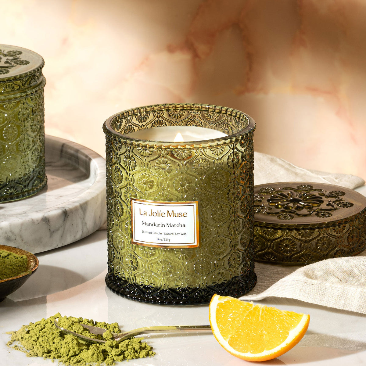 Maelyn - Mandarin Matcha 19oz Candle