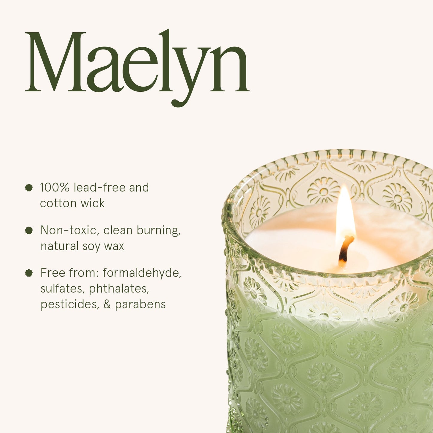 Maelyn - Pistachio Macaron 6oz Candle