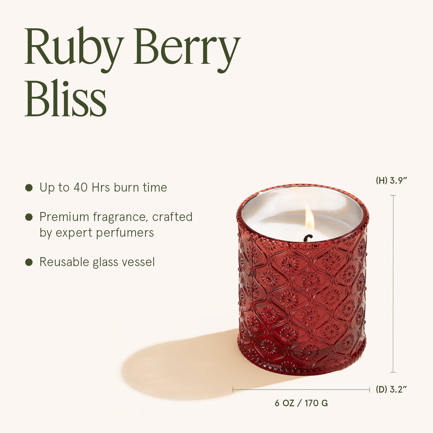 Maelyn - Ruby Berry Bliss 6oz Candle