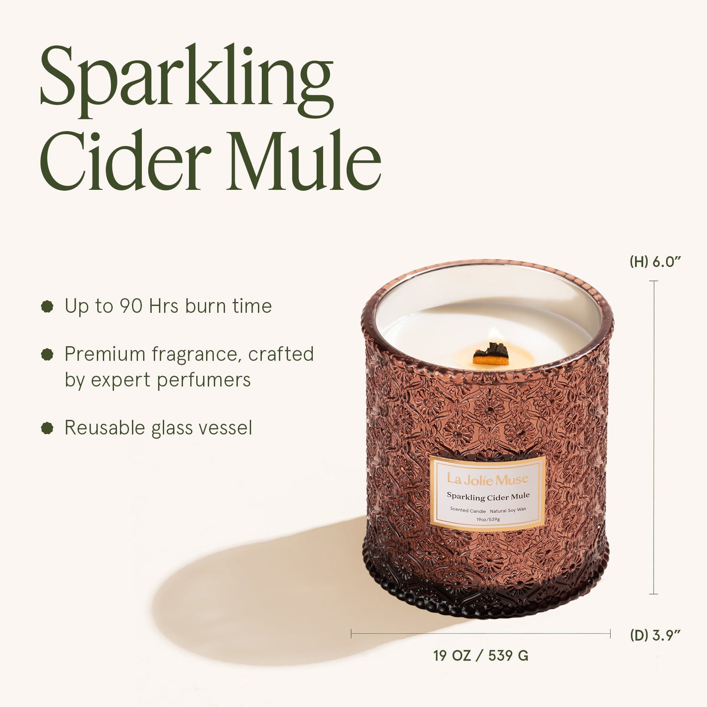 Maelyn - Sparkling Cider Mule 19oz Candle