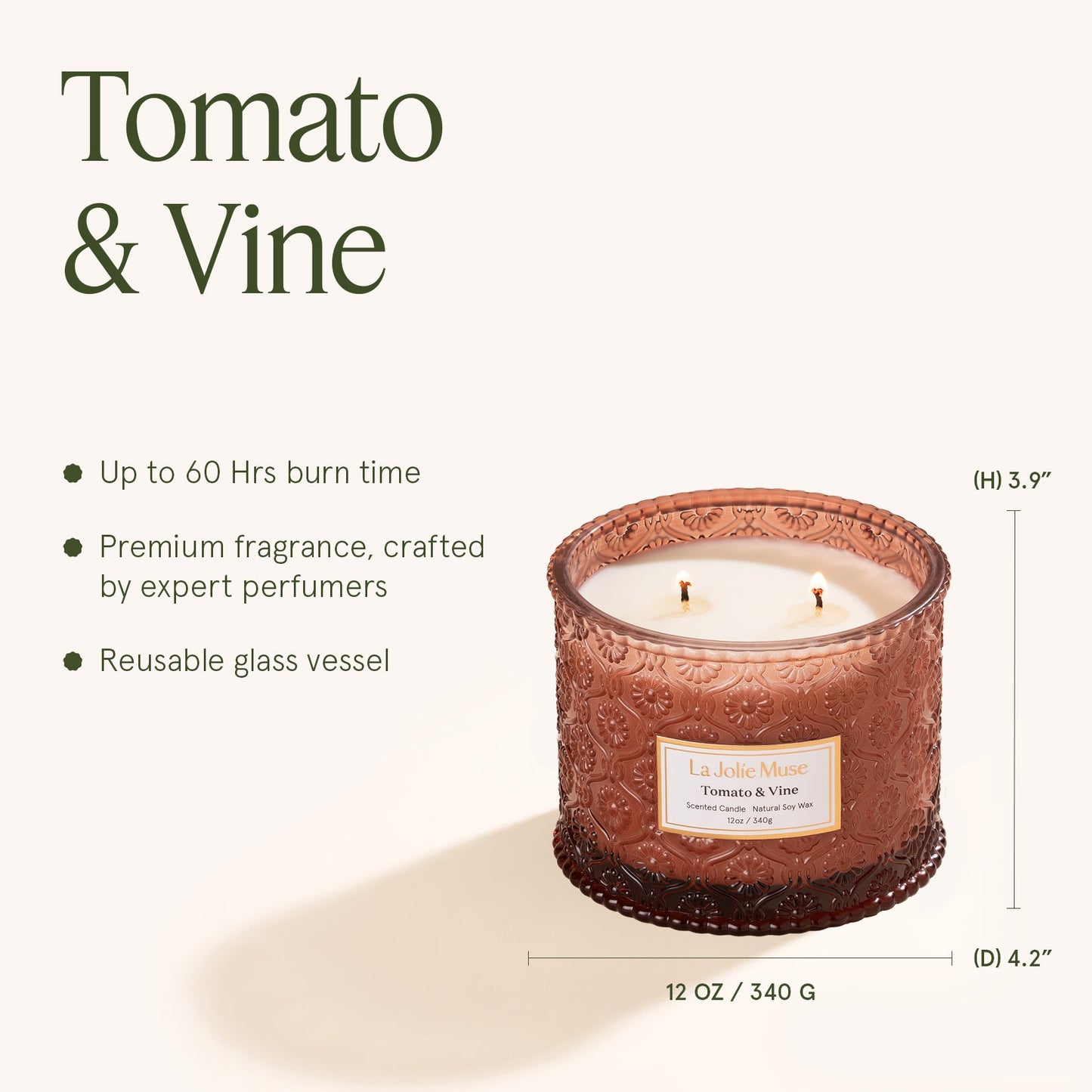 Maelyn - Tomato & Vine 12oz Candle