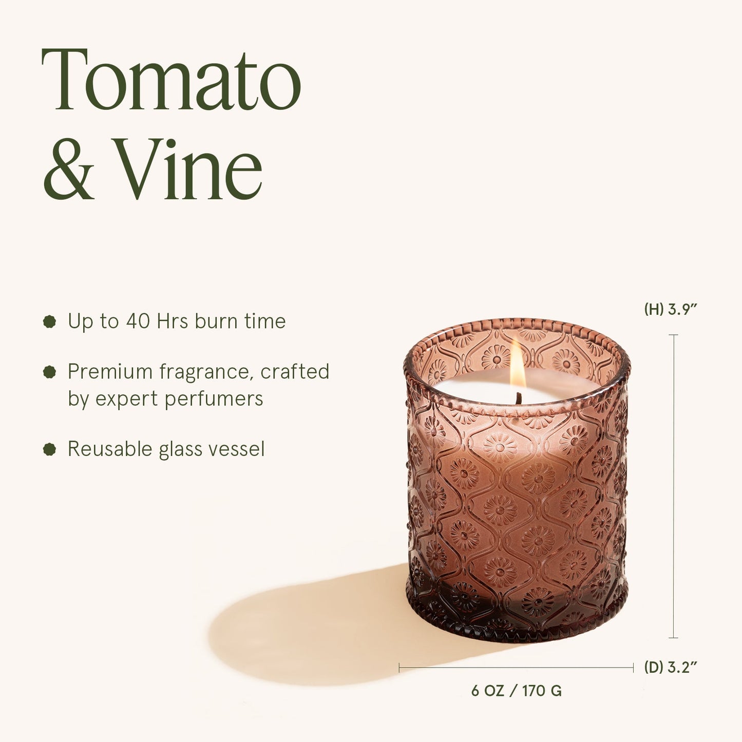 Maelyn - Tomato & Vine 6oz Candle