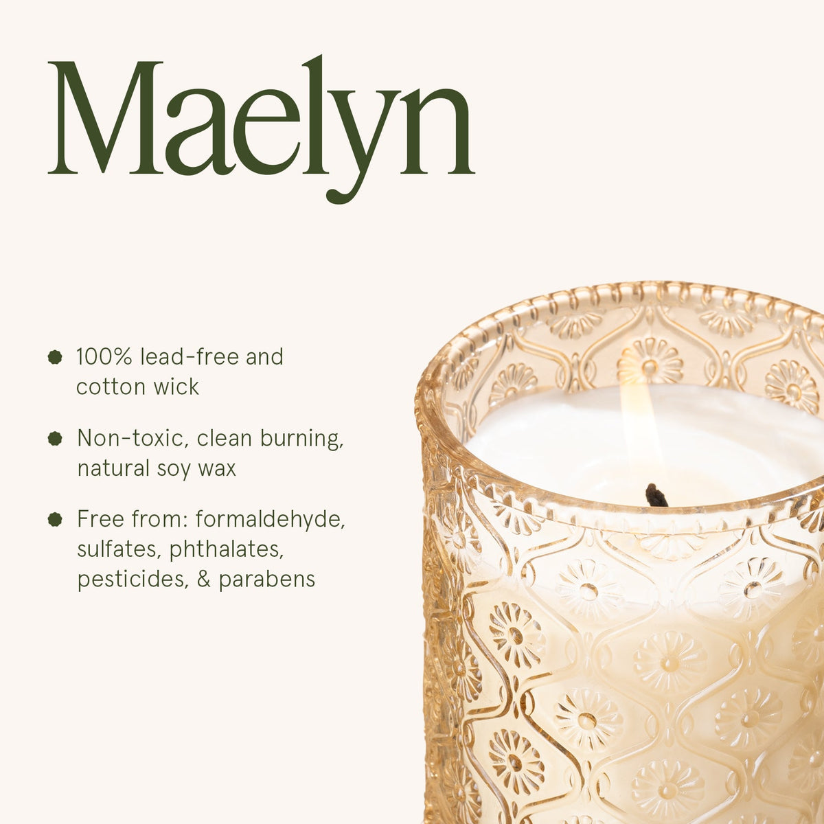 Maelyn - Vanilla Bomb 6oz Candle