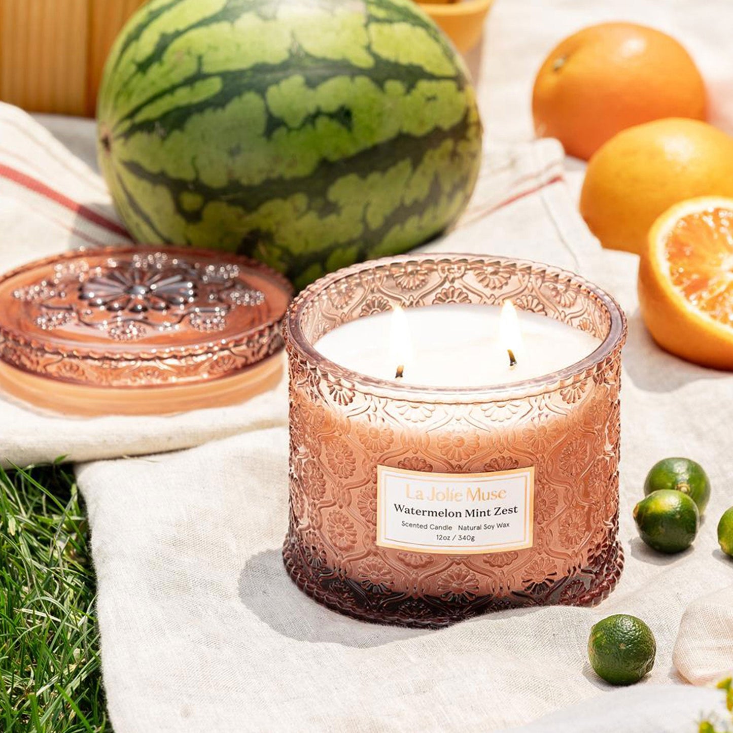 Maelyn - Watermelon Mint Zest 12oz Candle