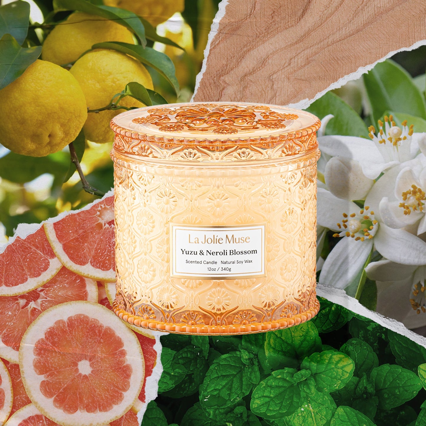 Maelyn - Yuzu & Neroli Blossom 12oz Candle