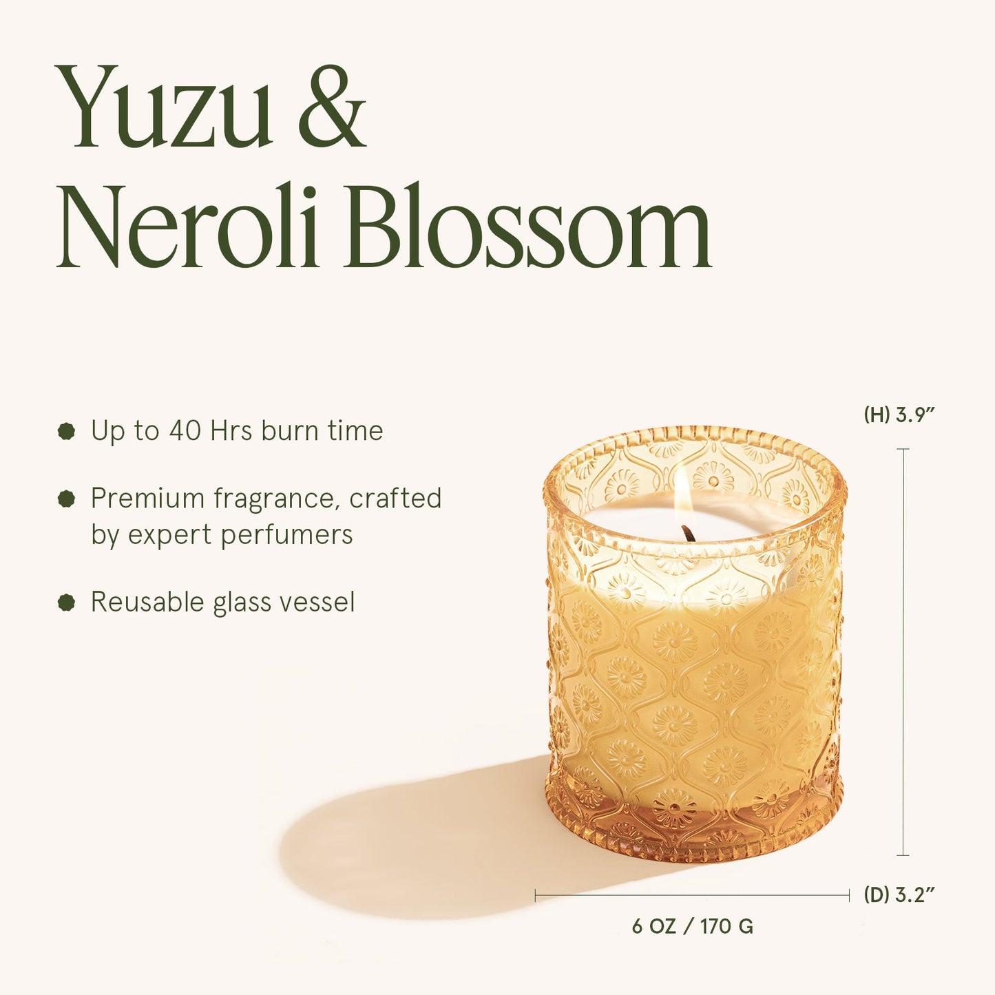 Maelyn - Yuzu & Neroli Blossom 6oz Candle