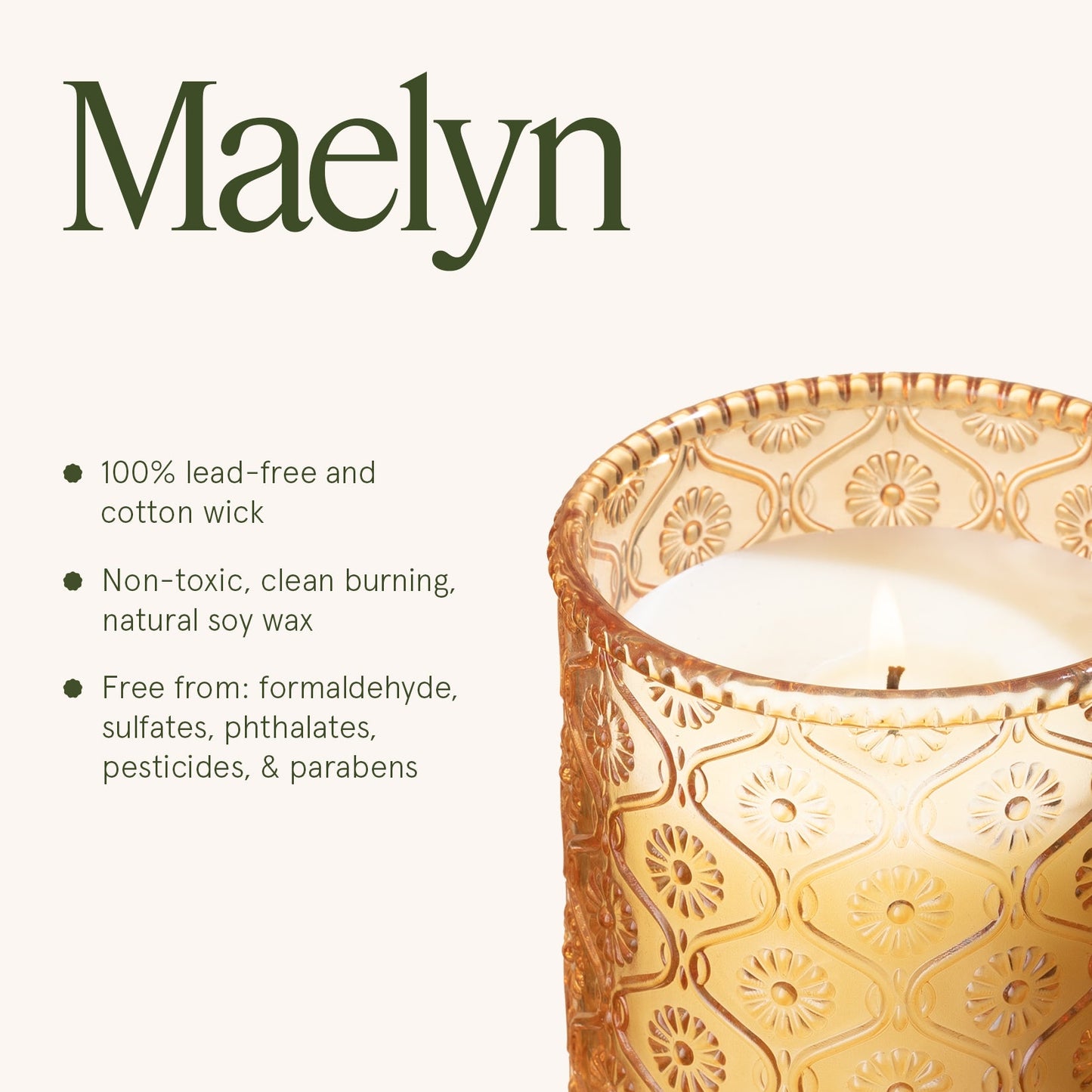 Maelyn - Yuzu & Neroli Blossom 6oz Candle