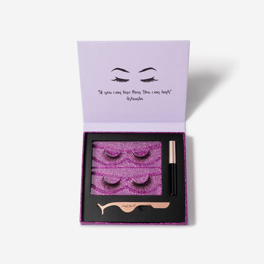 Ashunta Sheriff Beauty MagnetiEYES™ Foxy Browns Juego de pestañas de lujo