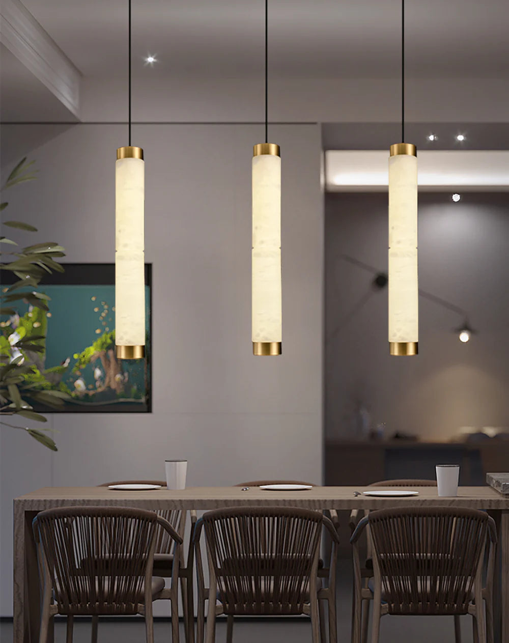 Candelabro Alabastro Listado