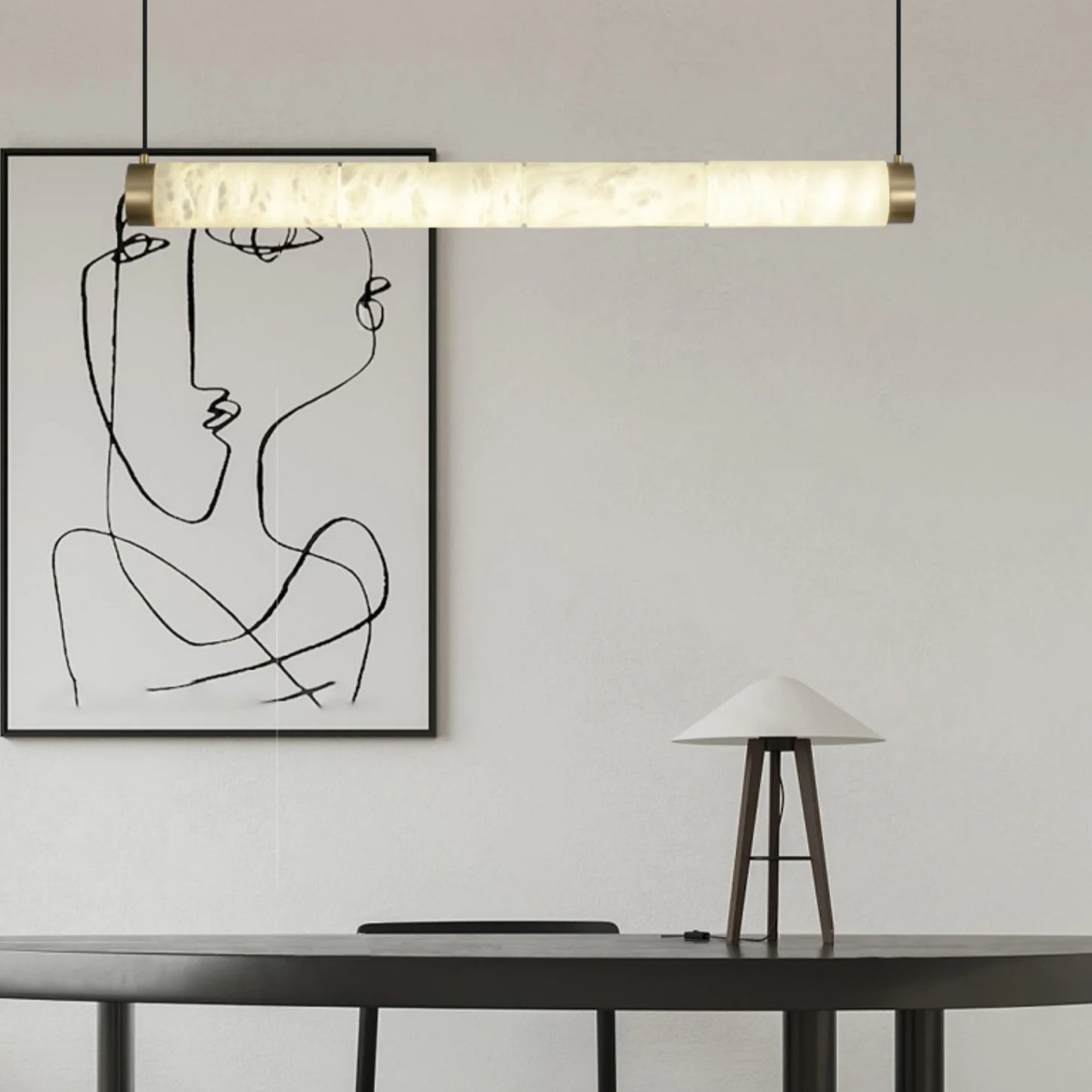 Candelabro Alabastro Listado
