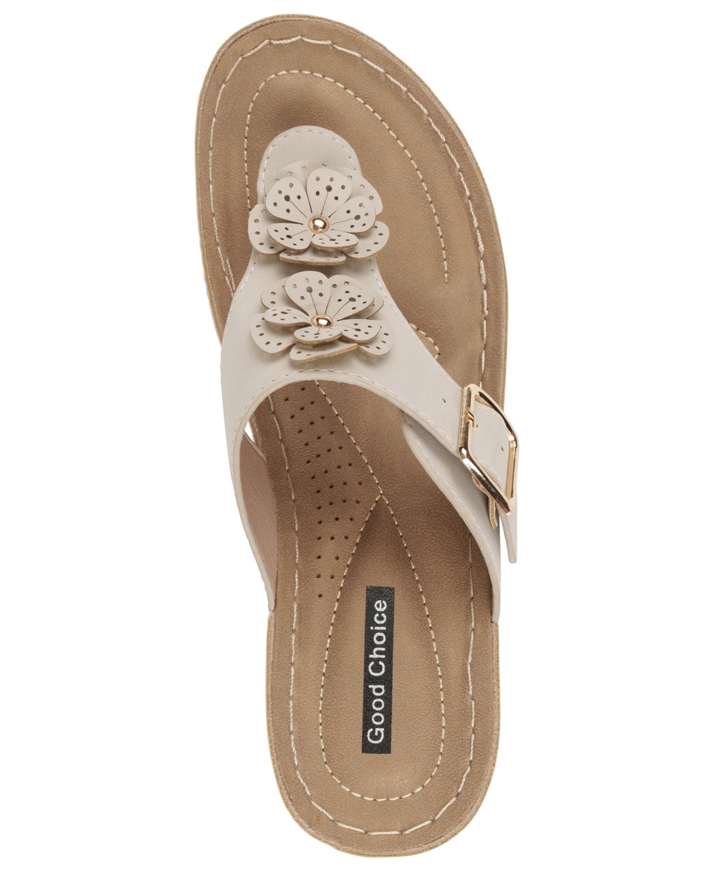 Narbone Natural Wedge Sandals