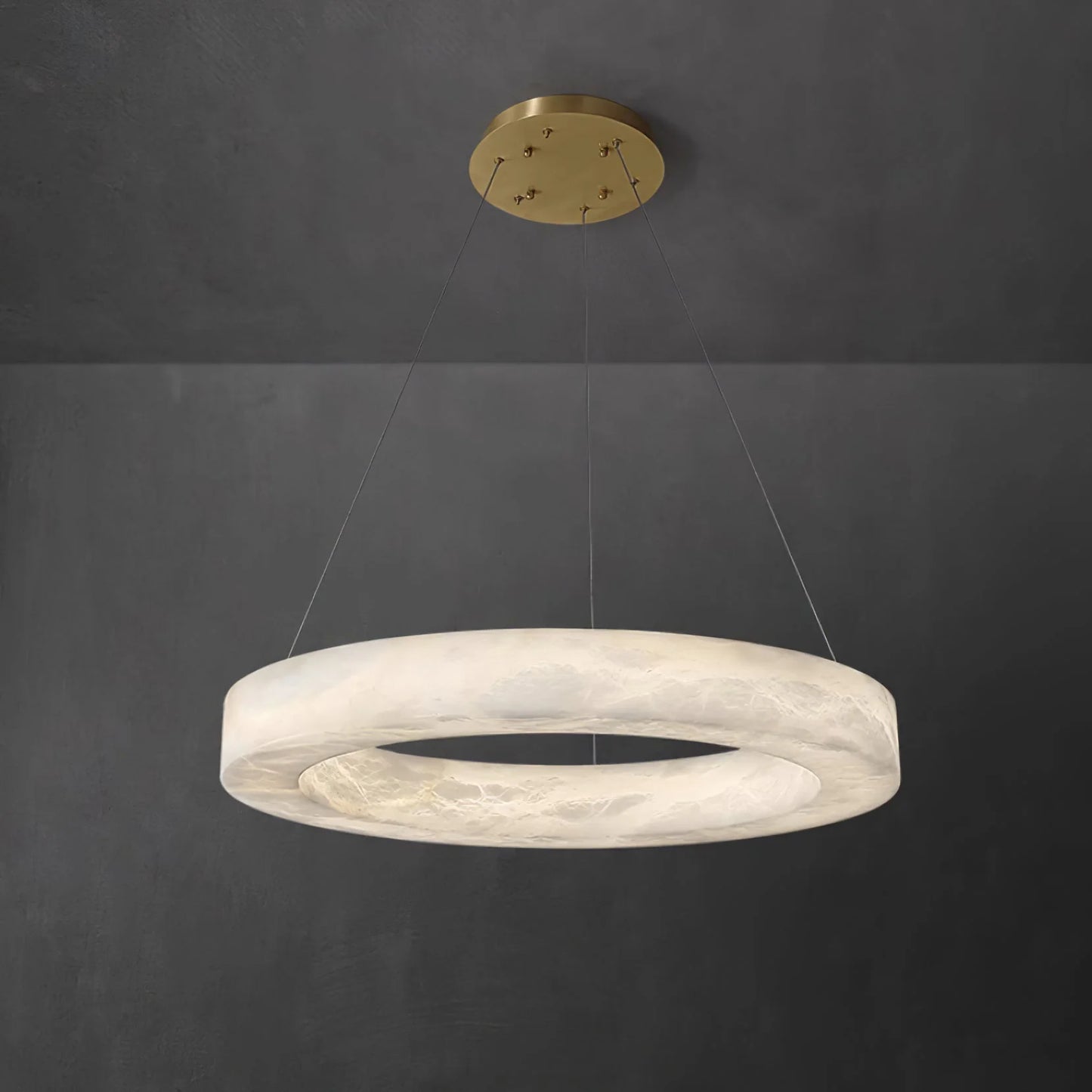 Lámpara colgante Marika Alabaster