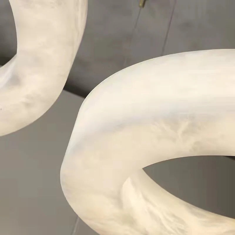 Lámpara colgante Marika Alabaster