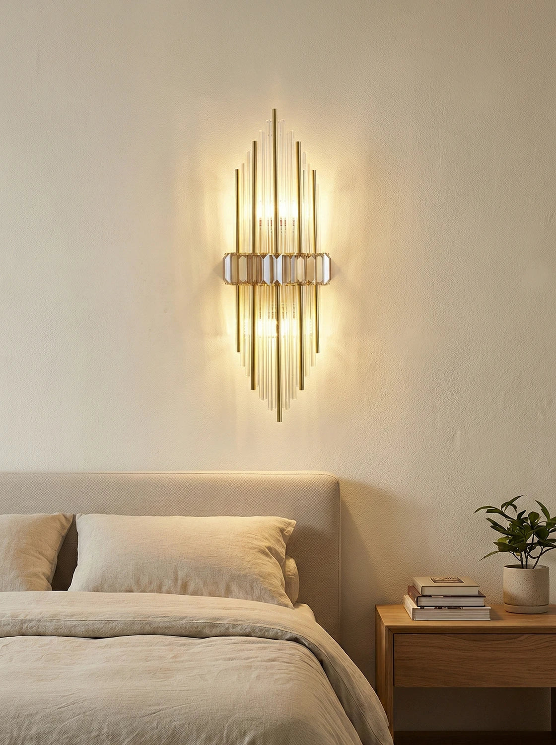 Lámpara de pared vertical Crystal Rod Marsily
