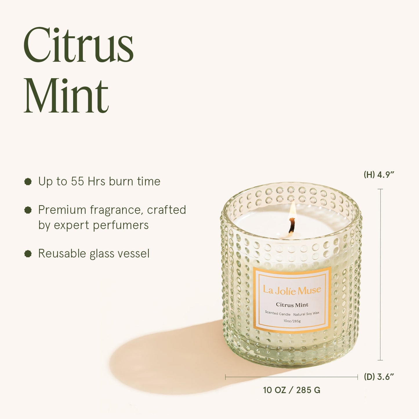 Marvella -  Citrus Mint 10oz Candle