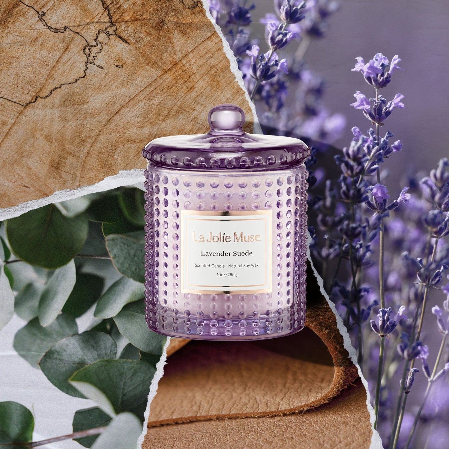 Marvella - Lavender Suede 10oz Candle