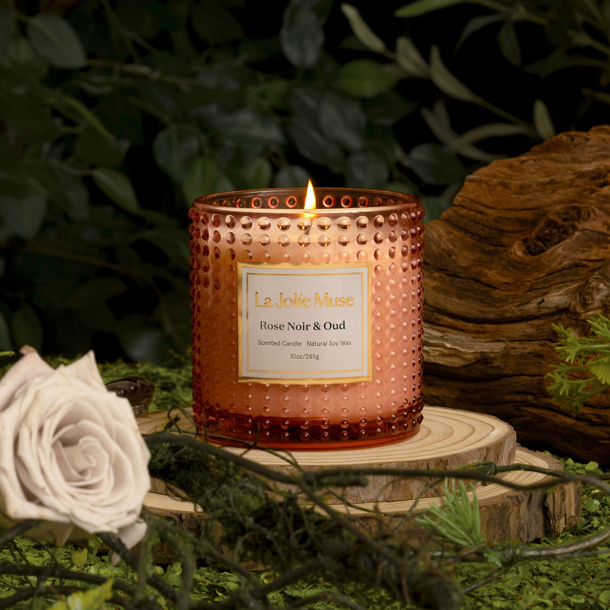 Marvella - Rose Noir & Oud 10oz Candle